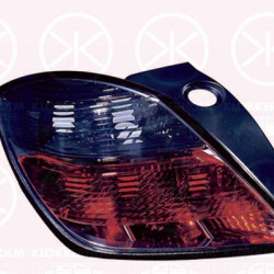 Tail Light Assembly, 3-drs, grey/red, without bulb holder, Left, 12 22 117 (OPEL), 12 22 174 (OPEL), 93183055 (OPEL), 93190790 (OPEL)