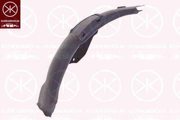 Liner, wheelhouse, Left Front, Front Section, OE-type, Plastic, 11 06 009 (OPEL), 13 12 562 (OPEL), 13125602 (OPEL)