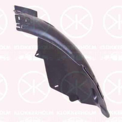 Liner, wheelhouse, Left Front, Rear Section, OE-type, Plastic, 11 06 011 (OPEL), 13125604 (OPEL)