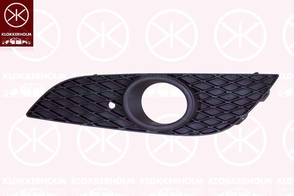 Ventilation Grilles, bumper, Left Front, with hole(s) for fog lights, 13241990 (OPEL), 14 00 410 (OPEL)