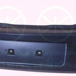 Bumper, w/primer, Rear, 14 04 175 (OPEL), 24460353 (OPEL)