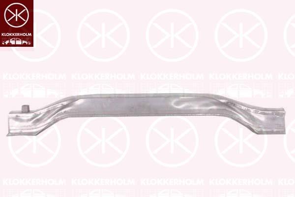 Support, bumper, Rear, Aluminium, 13125147 (OPEL), 14 05 231 (OPEL)