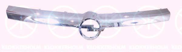 Radiator Grille, chrome, Outer section, 13142522 (OPEL), 14 00 746 (OPEL)