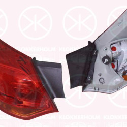 Galinis žibintas, 5-drs, without bulb holder, Left, Outer section, 12 22 087 (OPEL), 13306453 (OPEL)