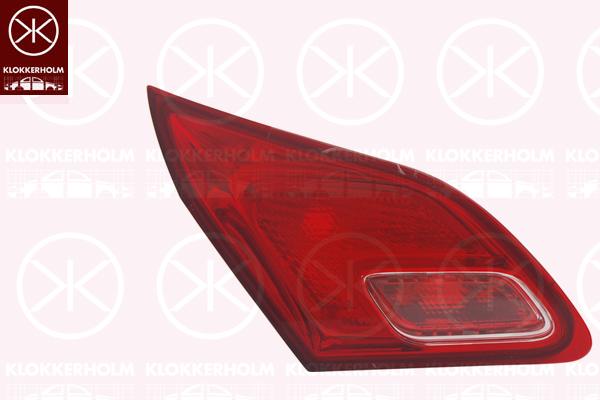 Galinis žibintas, 5-drs, without bulb holder, Left, Inner Section, 12 22 265 (OPEL), 13360786 (OPEL)