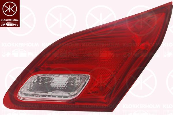 Galinis žibintas, 5-drs, without bulb holder, Right, Inner Section, 12 22 266 (OPEL), 13360787 (OPEL)