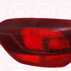 Galinis žibintas, Right, Outer section, Indicator Colour: Smoke Grey, without bulb holder, 12 22 251 (OPEL), 13314051 (OPEL), 13336327 (OPEL)