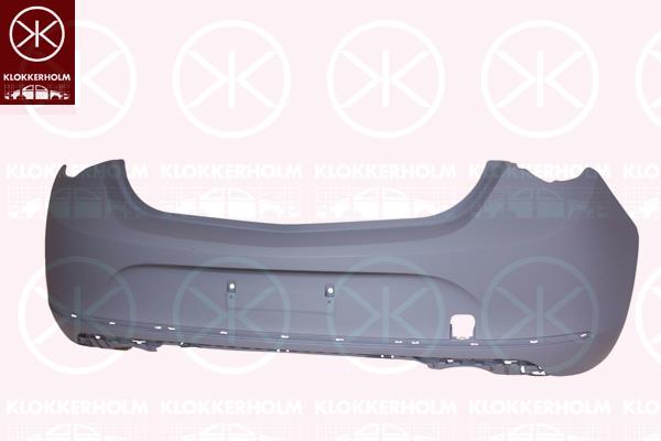 Bumper, Rear, not for trim level: Sport, w/primer, 13364582 (OPEL), 14 04 556 (OPEL)