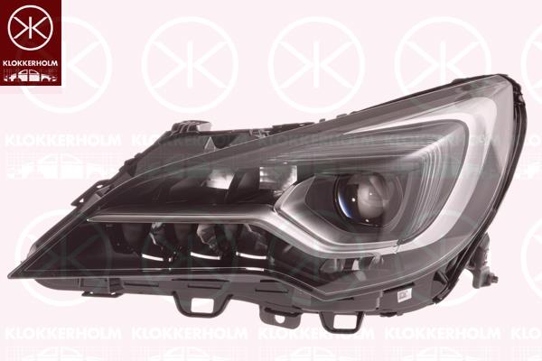 Headlight, Left, Technical Information Number: 3291, Illuminance [lx]: 30, LED, for vehicles with adaptive front lighting, with daytime running light, without control unit, only in connection with: 39241907 control uni, without lettering, ZKW, 13488975 (OPEL), 39158015 (OPEL), 39187260 (OPEL), 39209069 (OPEL), 39216450 (OPEL), 39228805 (OPEL)