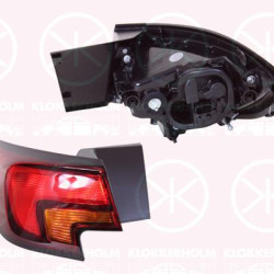 Tail Light Assembly, 5-drs, Left, Outer section, with bulb holder, AL, 13401160 (OPEL), 39015943 (OPEL), 39099014 (OPEL)