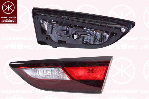 Tail Light Assembly, 5-drs, Right, Inner Section, with bulb holder, AL, 13401163 (OPEL), 39032989 (OPEL)