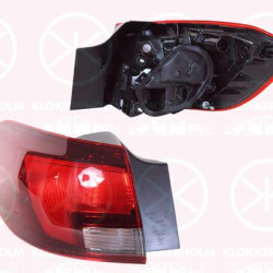 Tail Light Assembly, Right, Outer section, with bulb holder, Valeo, 13 42 75 17 (OPEL), 13427517 (OPEL), 39077375 (OPEL)