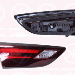 Tail Light Assembly, 5-drs, Left, LED, Inner Section, with bulb holder, AL, 13401166 (OPEL), 39098794 (OPEL)