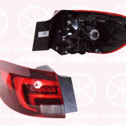 Tail Light Assembly, Left, Trim Level: High-Line, Outer section, LED, with bulb holder, Valeo, 13427518 (OPEL), 39032038 (OPEL), 39077376 (OPEL)