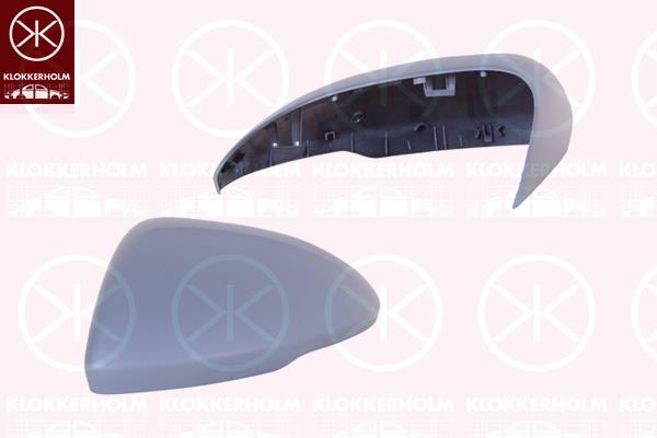 Housing, exterior mirror, Right, w/primer, 13396541 (OPEL), 39081047 (OPEL)