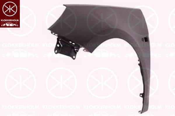 Wing, 5-drs, Left Front, Electrogalvanized, 39011390 (OPEL)