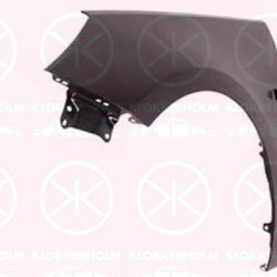 Wing, 5-drs, Left Front, Electrogalvanized, 39011390 (OPEL)