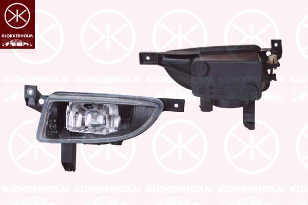 Front Fog Light, H3, ZKW, Right Front, 09117327 (OPEL), 09195697 (OPEL), 67 10 014 (OPEL)