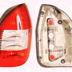 Tail Light Assembly, without bulb holder, Right, Indicator Colour: white, 12 22 084 (OPEL), 93175679 (OPEL)