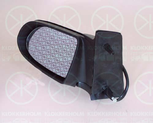 Exterior Mirror, w/primer, for electric mirror adjustment, Convex, Heatable, Right, 64 28 106 (OPEL), 90580742 (OPEL)