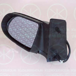 Exterior Mirror, w/primer, for electric mirror adjustment, Convex, Heatable, Right, 64 28 106 (OPEL), 90580742 (OPEL)