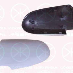 Housing, exterior mirror, w/primer, Left, 09142139 (OPEL), 6428755 (OPEL)