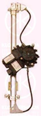 Window Regulator, 4-dr, with electric motor, with comfort function, Electric, Left Rear, 01 40 031 (OPEL), 90579539 (OPEL)