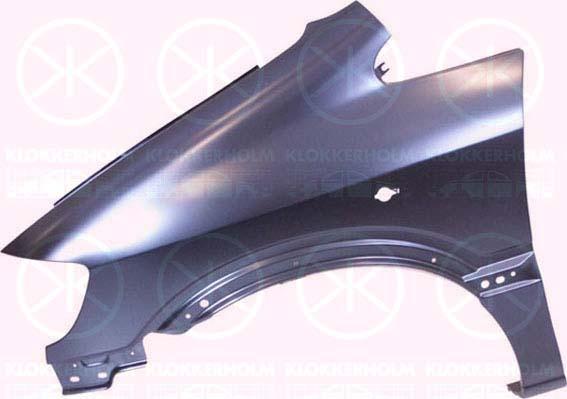 Wing, Right Front, Zinc-coated, 09195345 (OPEL), 11 02 022 (OPEL), 11 02 028 (OPEL), 1102022 (OPEL)