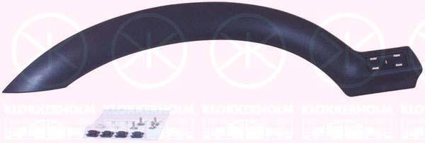 Flaring, wing, Plastic, Left Front, 11 06 007 (OPEL), 90597591 (OPEL)