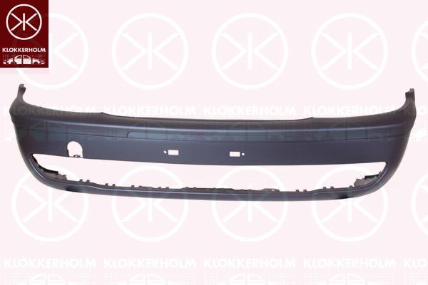 Bumper, Partial primed, Front, 09119200 (OPEL), 14 00 132 (OPEL)