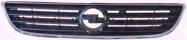 Radiator Grille, chrome/black, 09118342 (OPEL), 63 20 069 (OPEL)