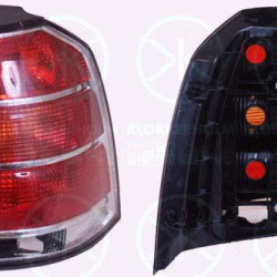 Tail Light Assembly, without bulb holder, Right, Indicator Colour: yellow, 12 22 120 (OPEL), 12 22 177 (OPEL), 93183066 (OPEL), 93190793 (OPEL)