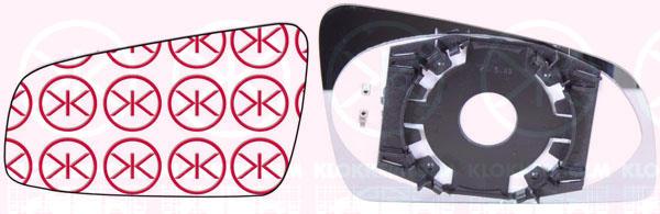 Mirror Glass, exterior mirror, Left, Heatable, Aspherical, 13162274 (OPEL), 14 26 545 (OPEL)