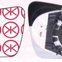 Mirror Glass, exterior mirror, Left, Heatable, Aspherical, 13162274 (OPEL), 14 26 545 (OPEL)