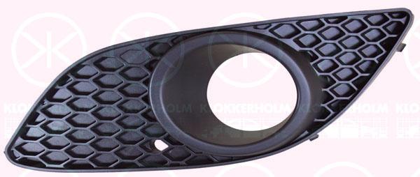 Ventilation Grilles, bumper, Left Front, with hole(s) for fog lights, 13263117 (OPEL), 14 00 456 (OPEL)