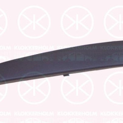 Trim/Protection Strip, bumper, black, Left Front, 13187201 (OPEL), 14 00 335 (OPEL)