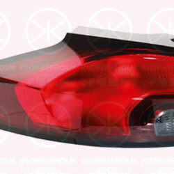 Tail Light Assembly, Right, Outer section, with bulb holder, AL, 12 22 321 (OPEL), 13386604 (OPEL)