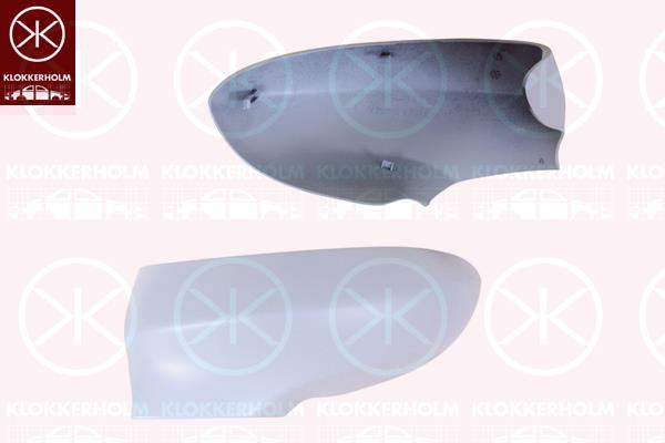 Housing, exterior mirror, w/primer, Left, 13300139 (OPEL), 1428548 (OPEL)