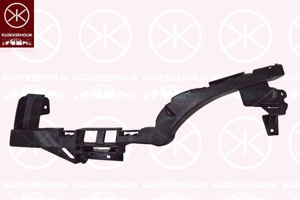 Mounting Bracket, bumper, Right Front, Plastic, 1406323 (OPEL), 20951665 (OPEL)