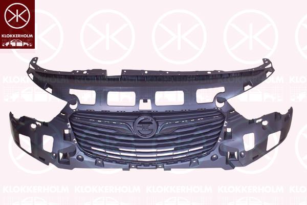 Radiator Grille, black, 3552645 (OPEL), 9816859580 (OPEL)