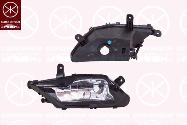 Front Fog Light, Left Front, H8, without bulb holder, 13460223 (OPEL)