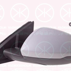 Exterior Mirror, Left, for electric mirror adjustment, Number of pins: 5, Heatable, w/primer, Aspherical, 13396540 (OPEL), 39081031 (OPEL), 39075347 (OPEL), 39148117 (OPEL)