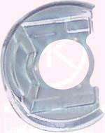 Splash Guard, brake disc, Front Axle, Diameter 1/Diameter 2 [mm]: 267/100, Zinc-coated, 543059 (OPEL), 543060