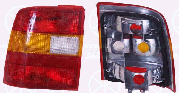 Tail Light Assembly, without bulb holder, Right, 12 23 139 (OPEL), 90350311 (OPEL)