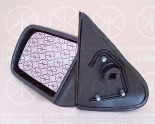 Exterior Mirror, for electric mirror adjustment, Convex, Heatable, Right, 14 26 370 (OPEL), 90510433 (OPEL)