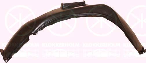 Liner, wheelhouse, Plastic, Left Front, 11 01 334 (OPEL)