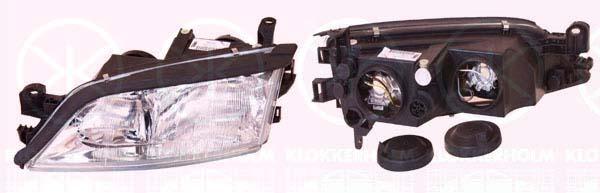 Headlight, Illuminance [lx]: 12.5, H7/H1, Valeo, for vehicles with headlight levelling, Right, 12 16 528 (OPEL), 90512320 (OPEL)