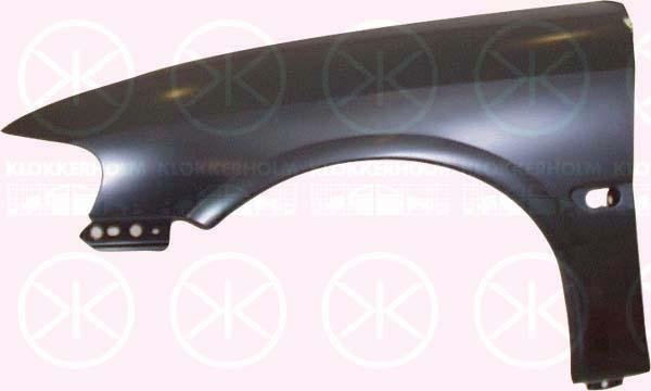 Wing, Left Front, with hole for direction indicator, 11 01 010 (OPEL), 90503000 (OPEL)