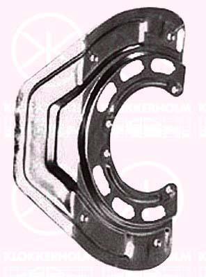 Splash Guard, brake disc, Front Axle, Diameter 1/Diameter 2 [mm]: 254/100, Zinc-coated, 05 43 068 (OPEL), 90495259 (OPEL)