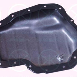 Oil Sump, without bore for oil level sensor, Steel, 06 52 153 (OPEL), 90502907 (OPEL)